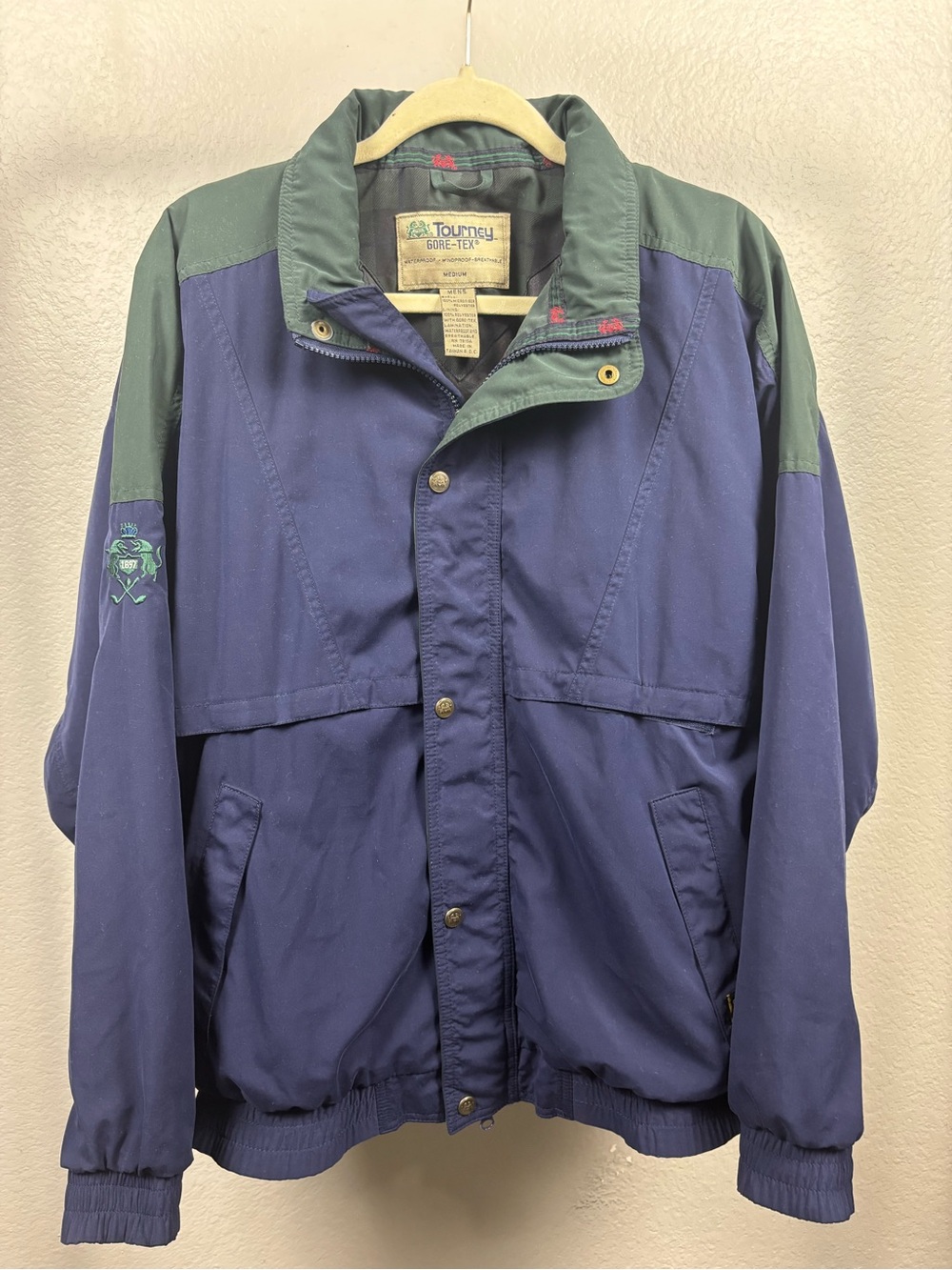 Vintage 90s Tourney Gore-Tex Golf Jacket